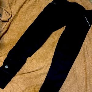 Athleta, black yoga pants
